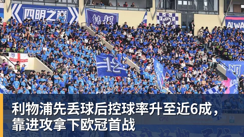 利物浦先丢球后控球率升至近6成，靠进攻拿下欧冠首战